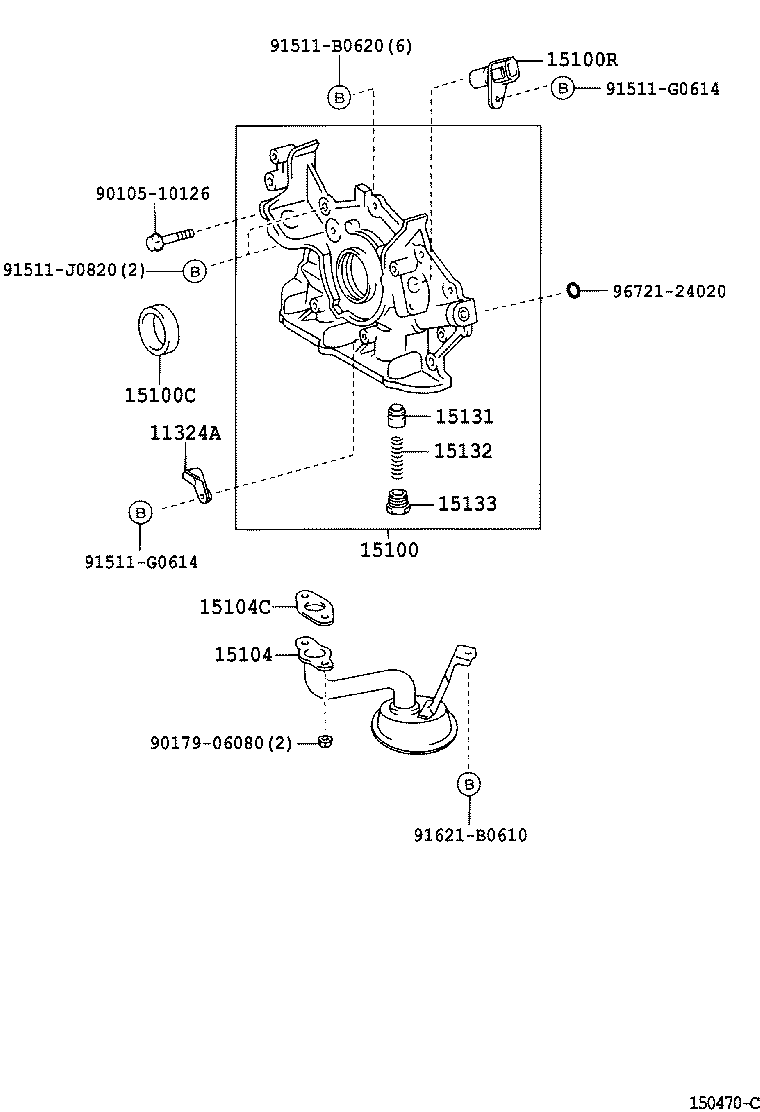 Exploded illustration 150470C