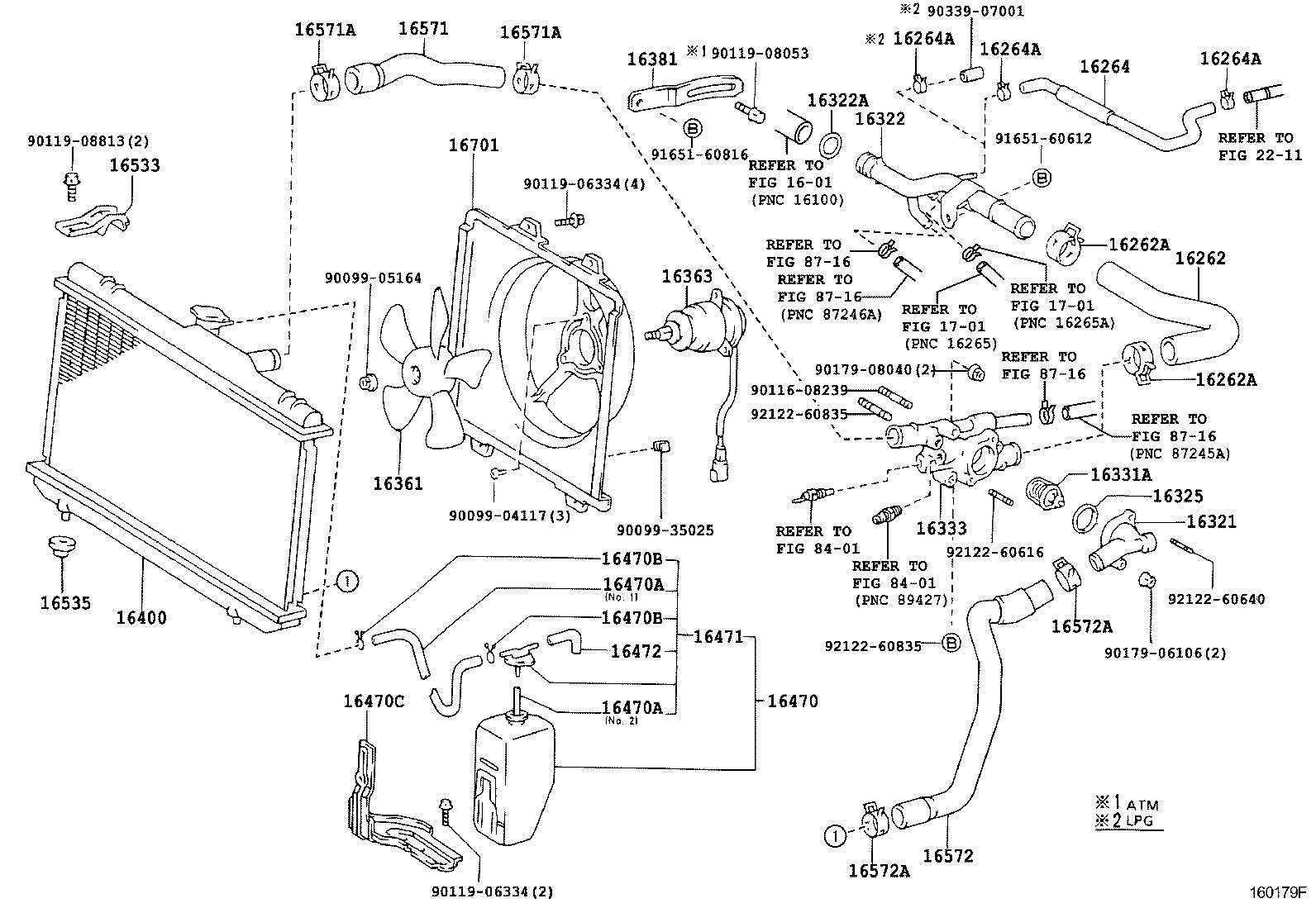 Exploded illustration 160179F