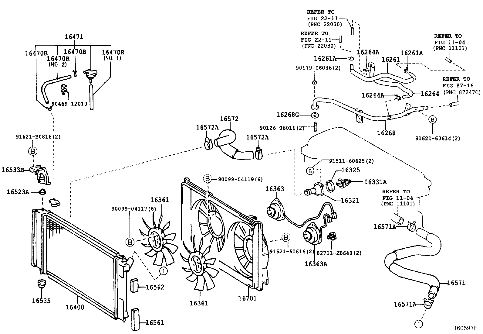 Exploded illustration 160591F