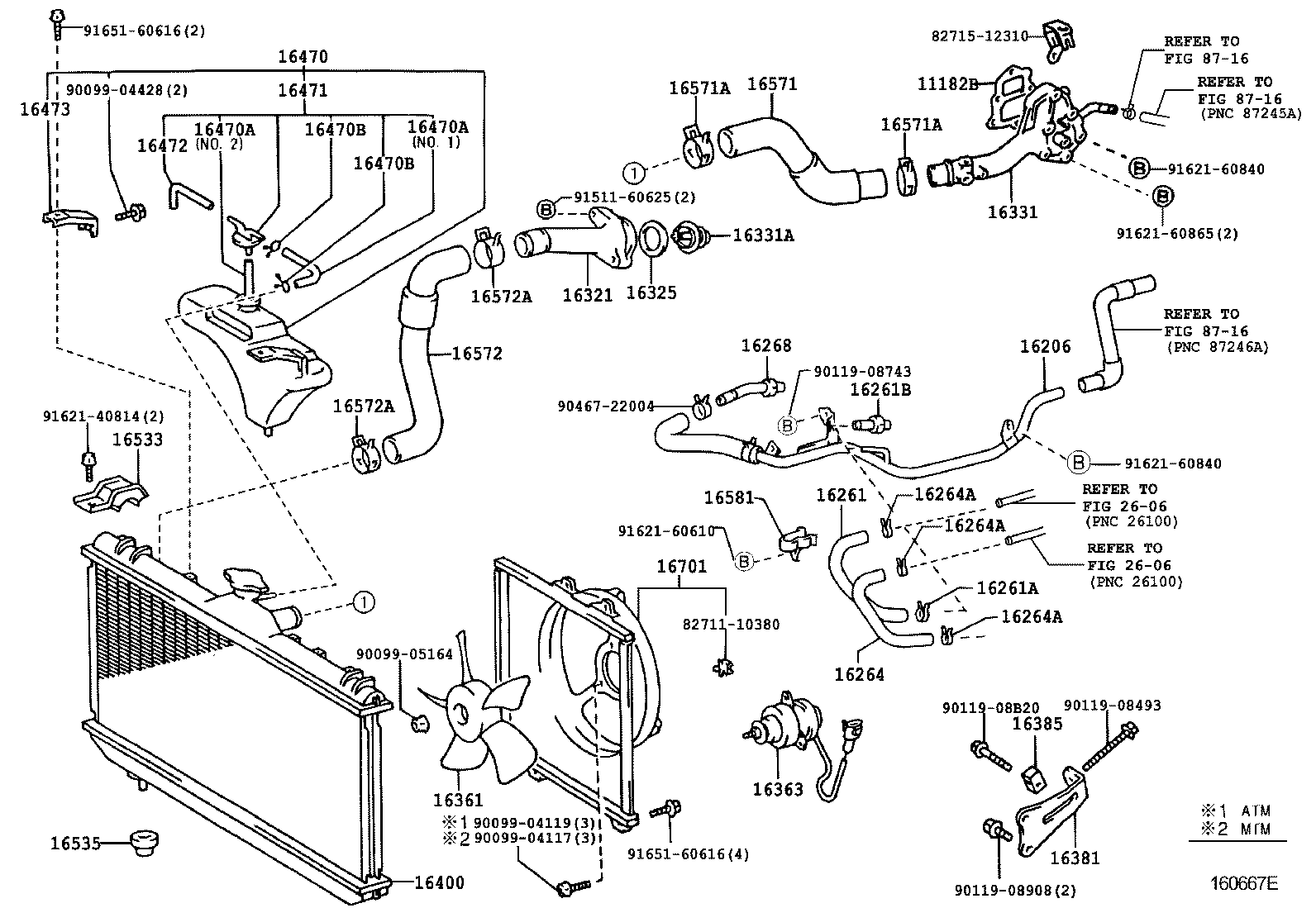 Exploded illustration 160667E