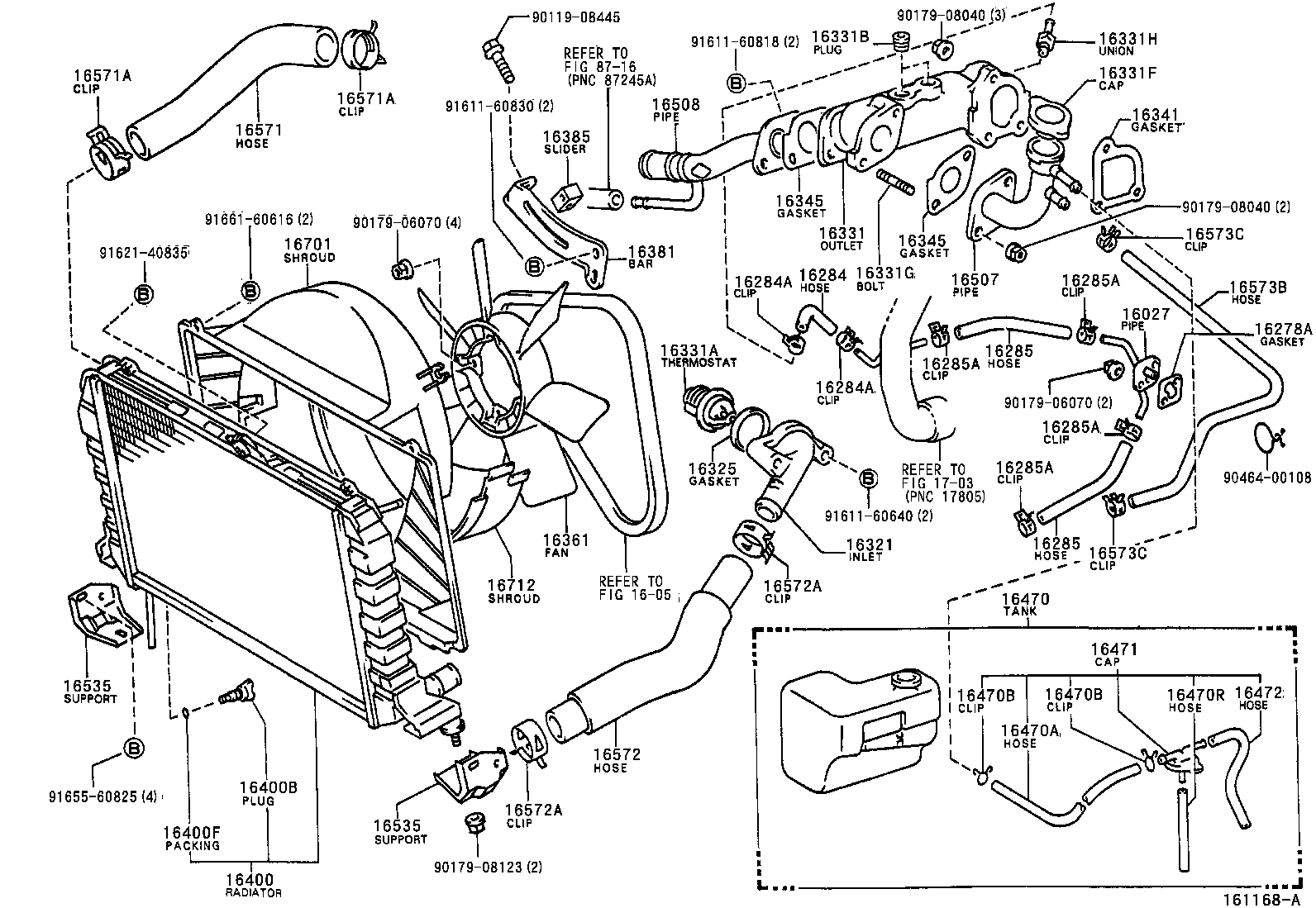 Exploded illustration 161168A