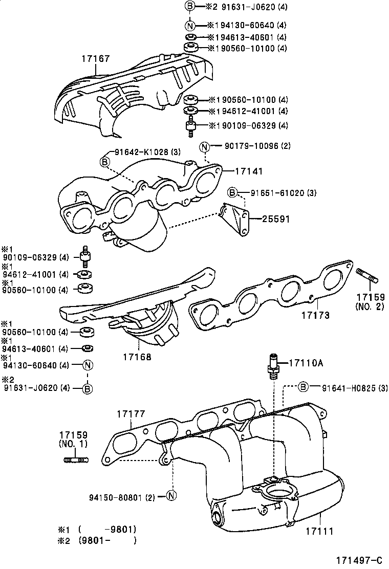 Exploded illustration 171497C