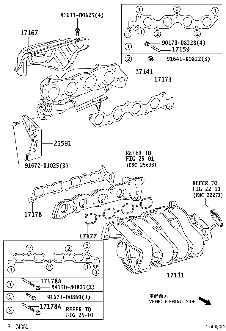 Exploded illustration 174380D