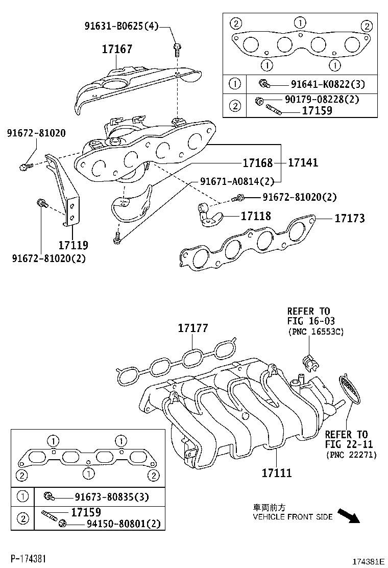 Exploded illustration 174381E
