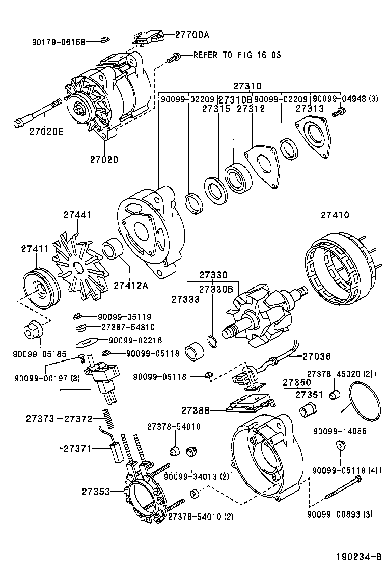 Exploded illustration 190234B