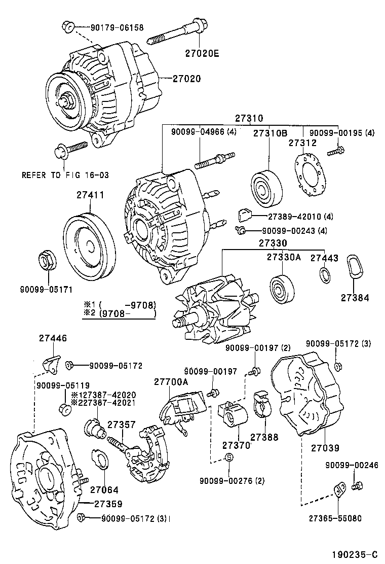 Exploded illustration 190235C