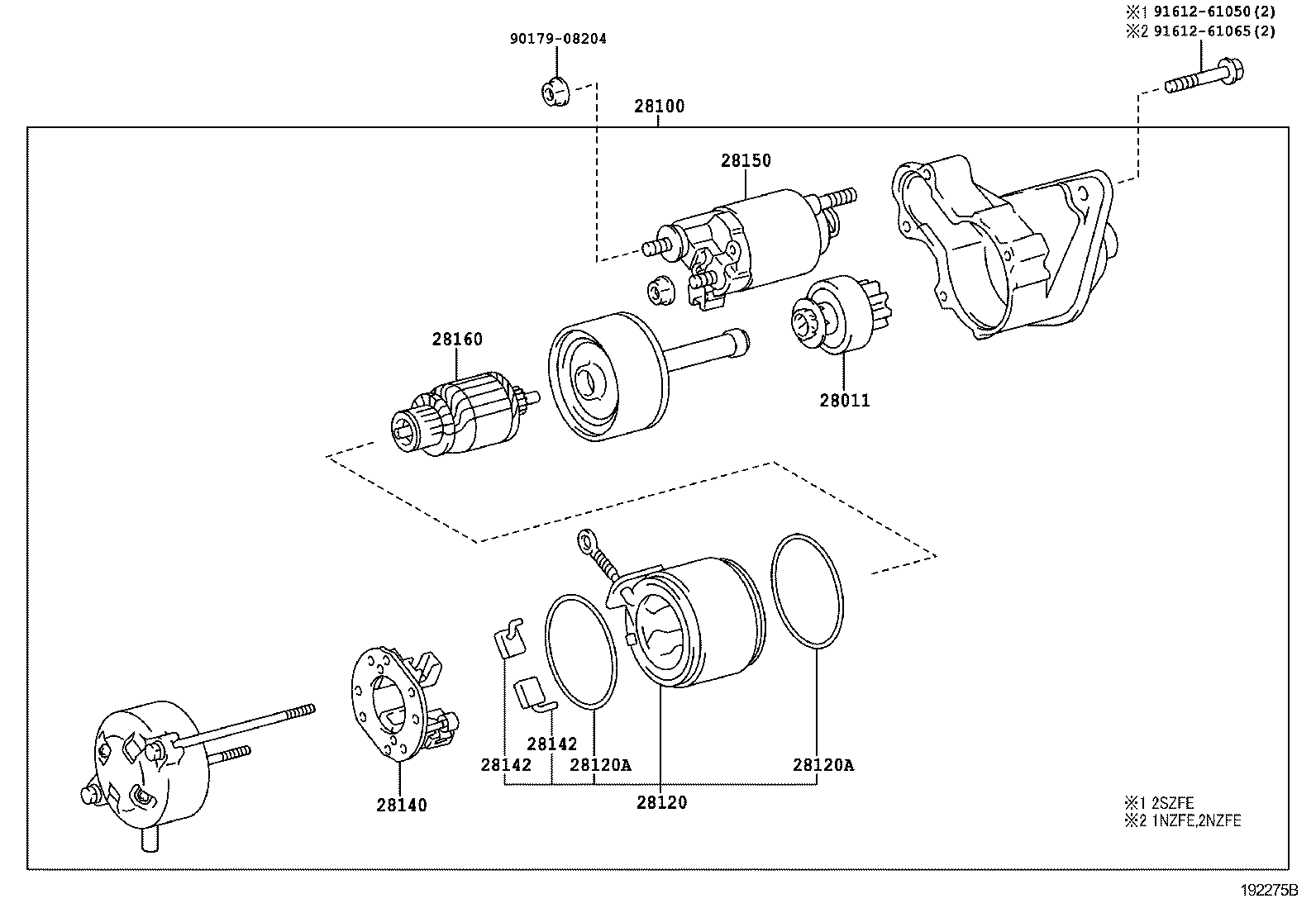 Exploded illustration 192275B