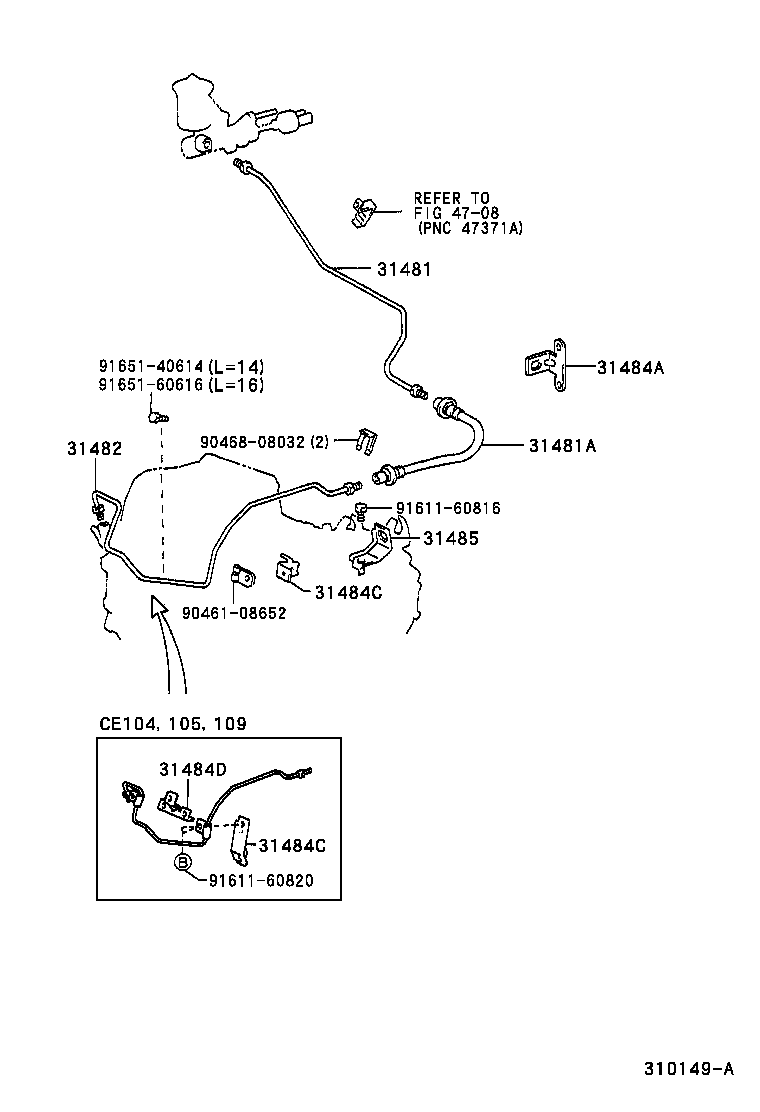 Exploded illustration 310149A