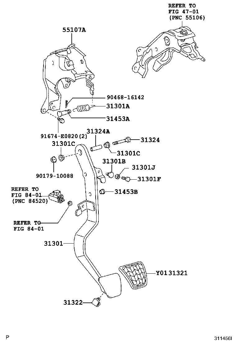 Exploded illustration 311456I