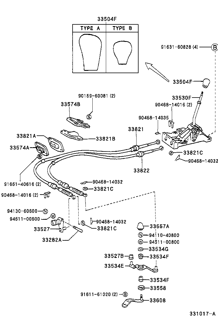 Exploded illustration 331017A