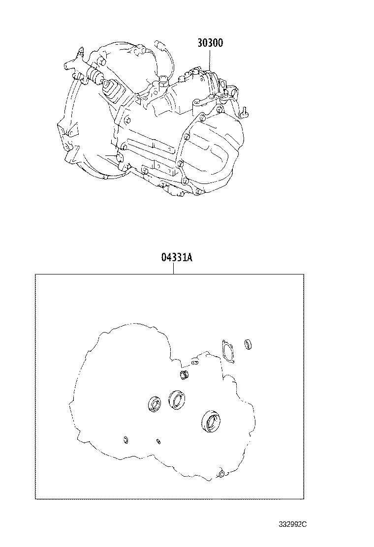 Exploded illustration 332992C