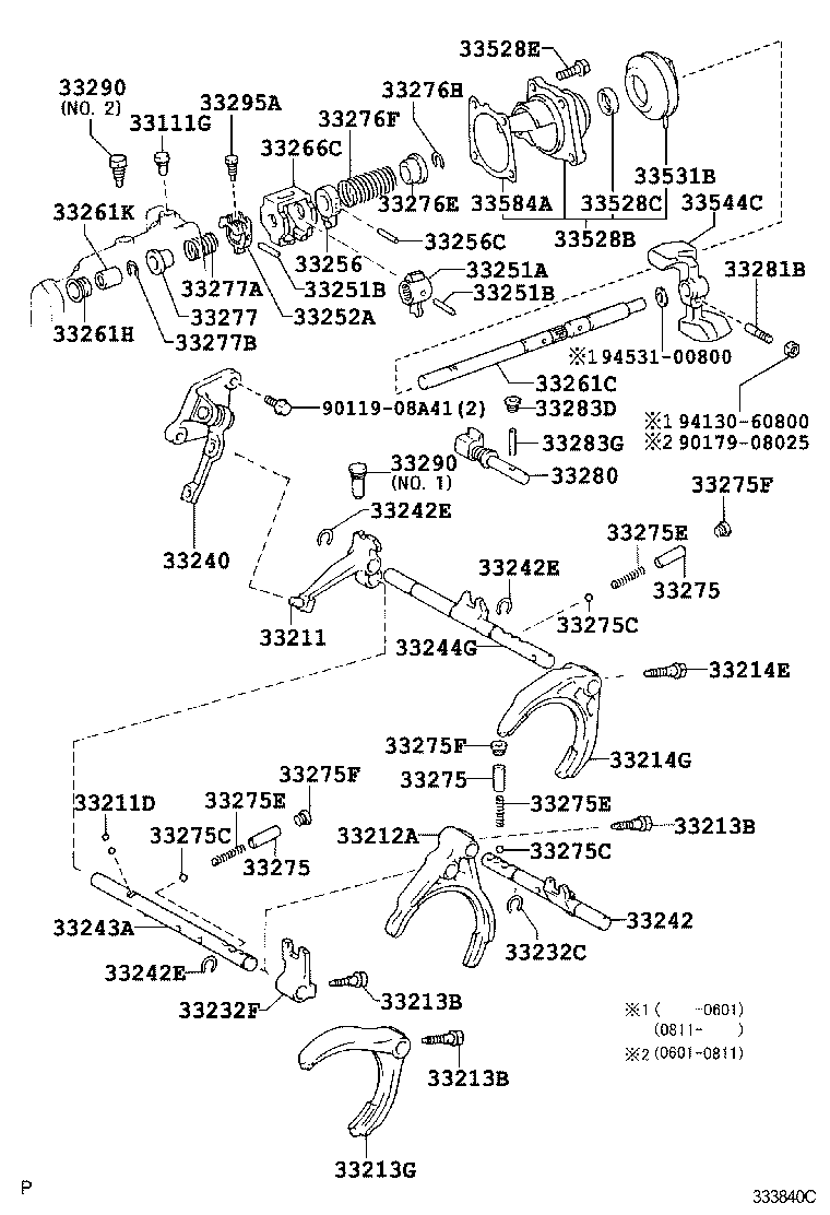 Exploded illustration 333840C