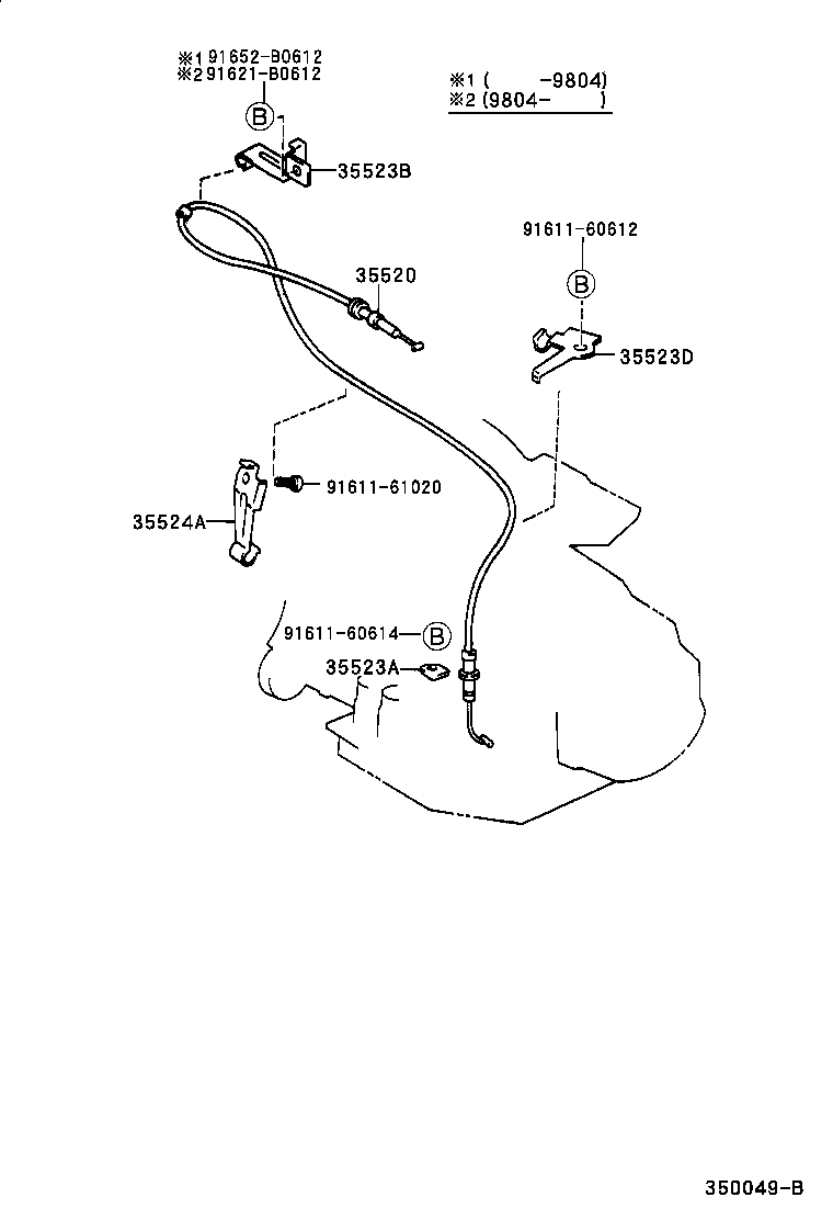 Exploded illustration 350049B