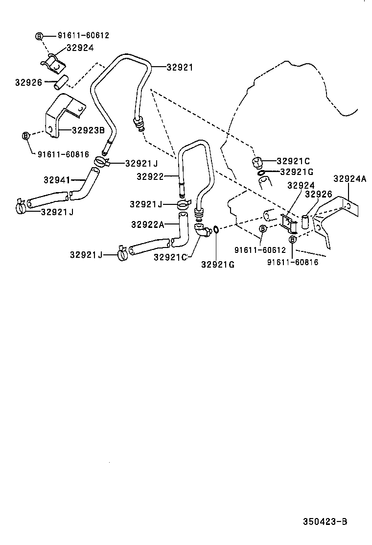 Exploded illustration 350423B
