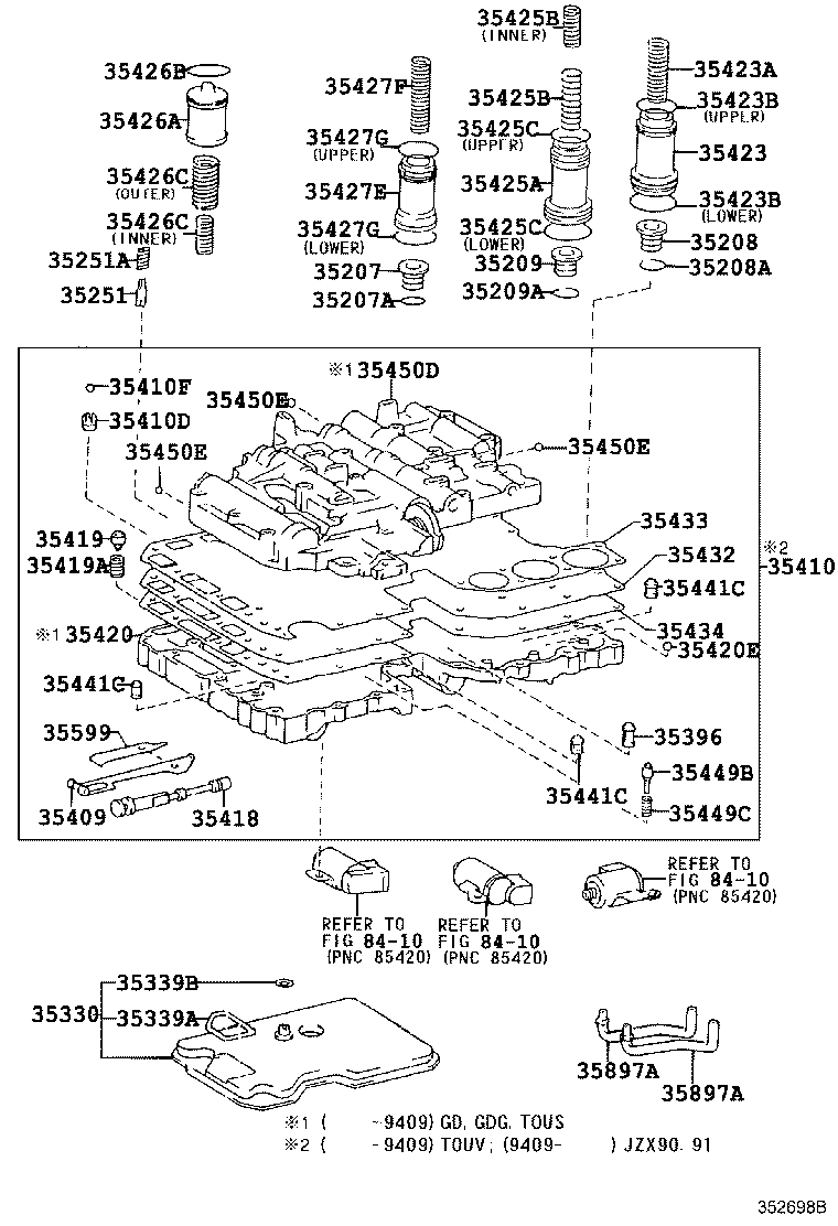Exploded illustration 352698B