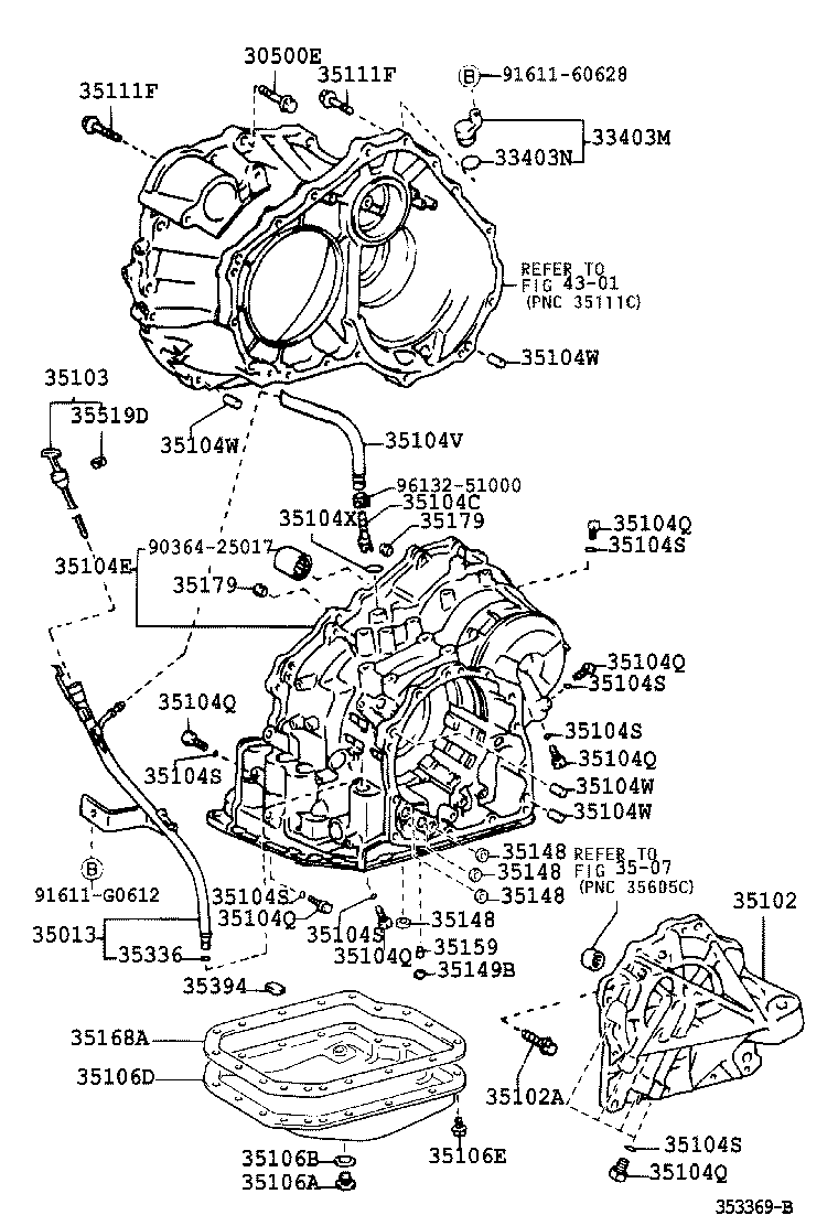 Exploded illustration 353369B