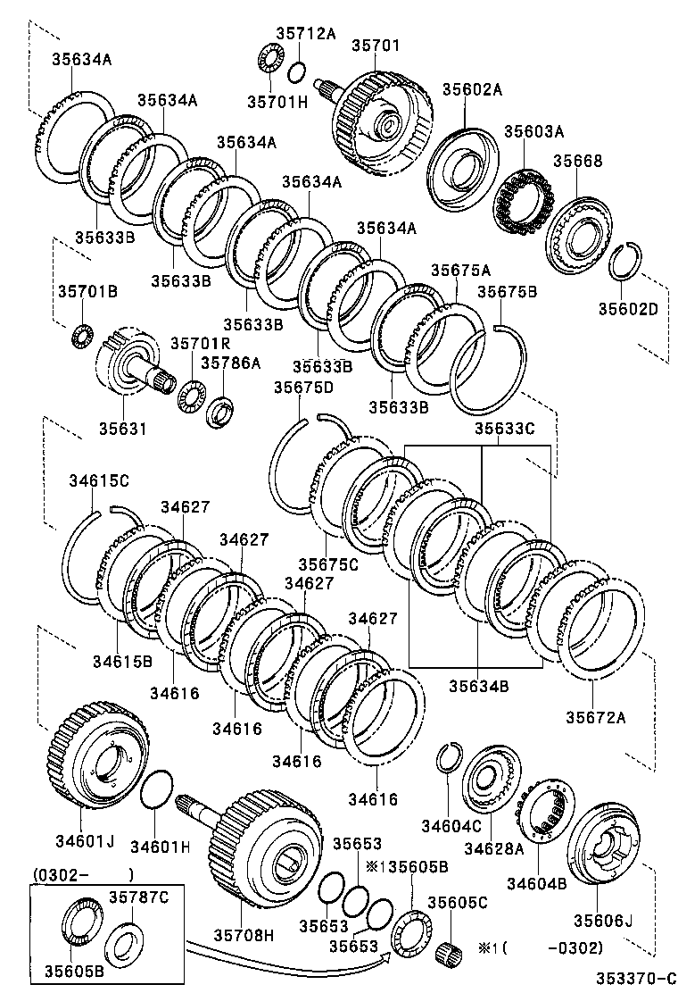 Exploded illustration 353370C