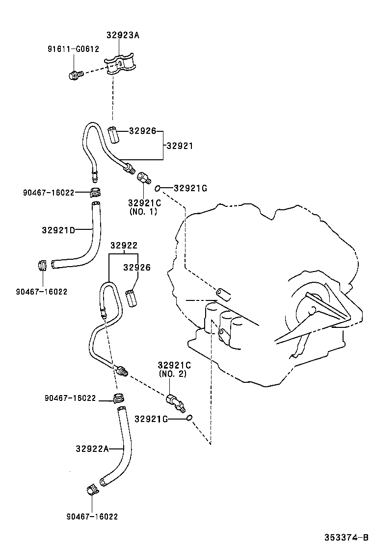 Exploded illustration 353374B