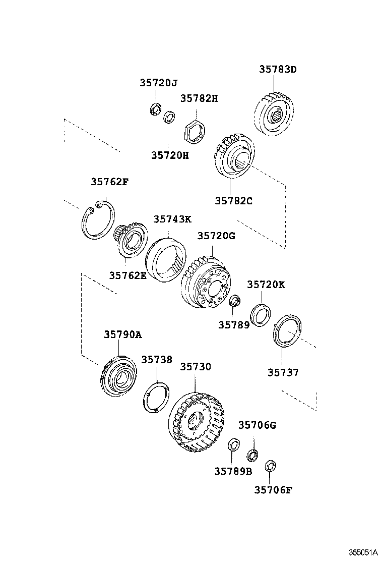 Exploded illustration 355051A