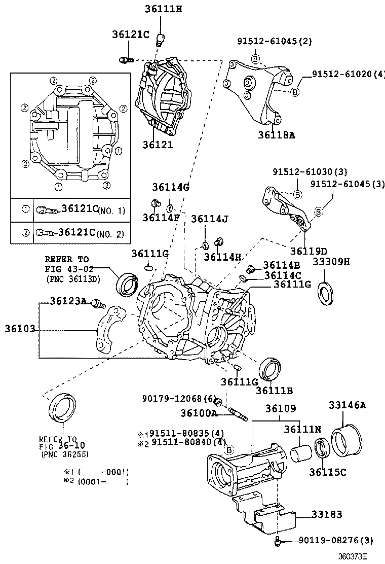 Exploded illustration 360373E