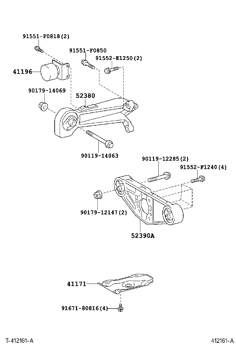Exploded illustration 412161A