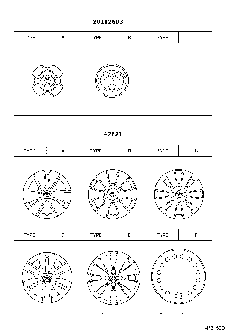 Exploded illustration 412162D