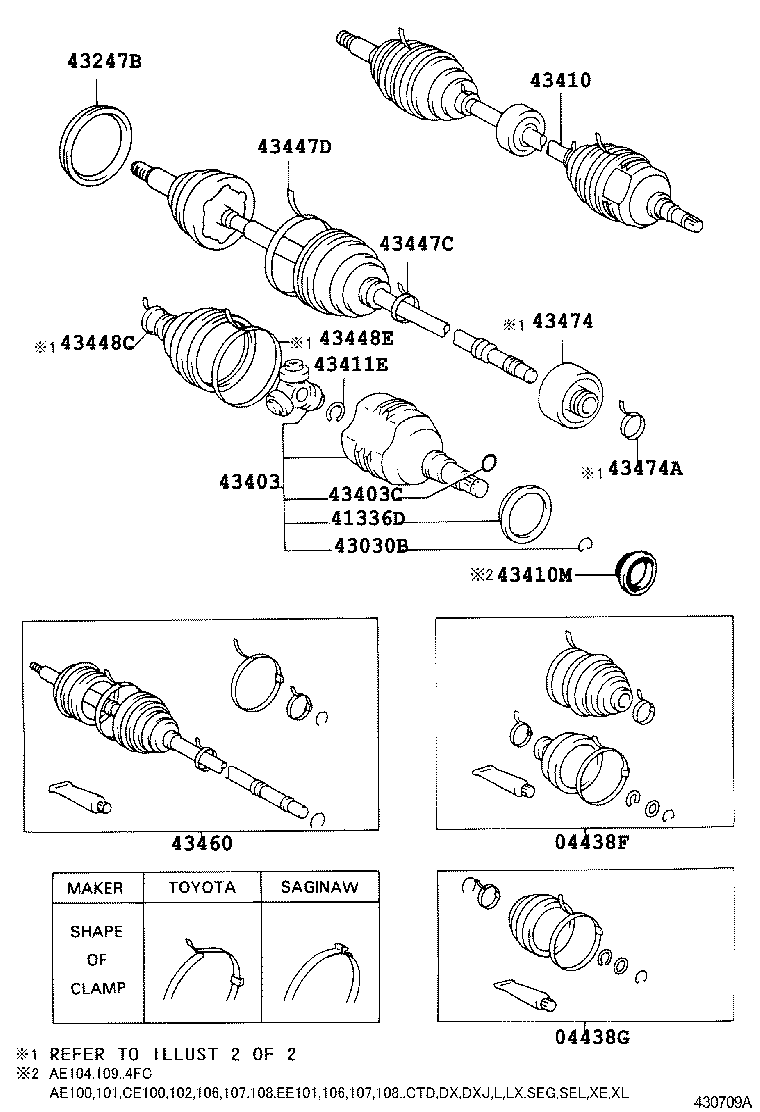 Exploded illustration 430709A