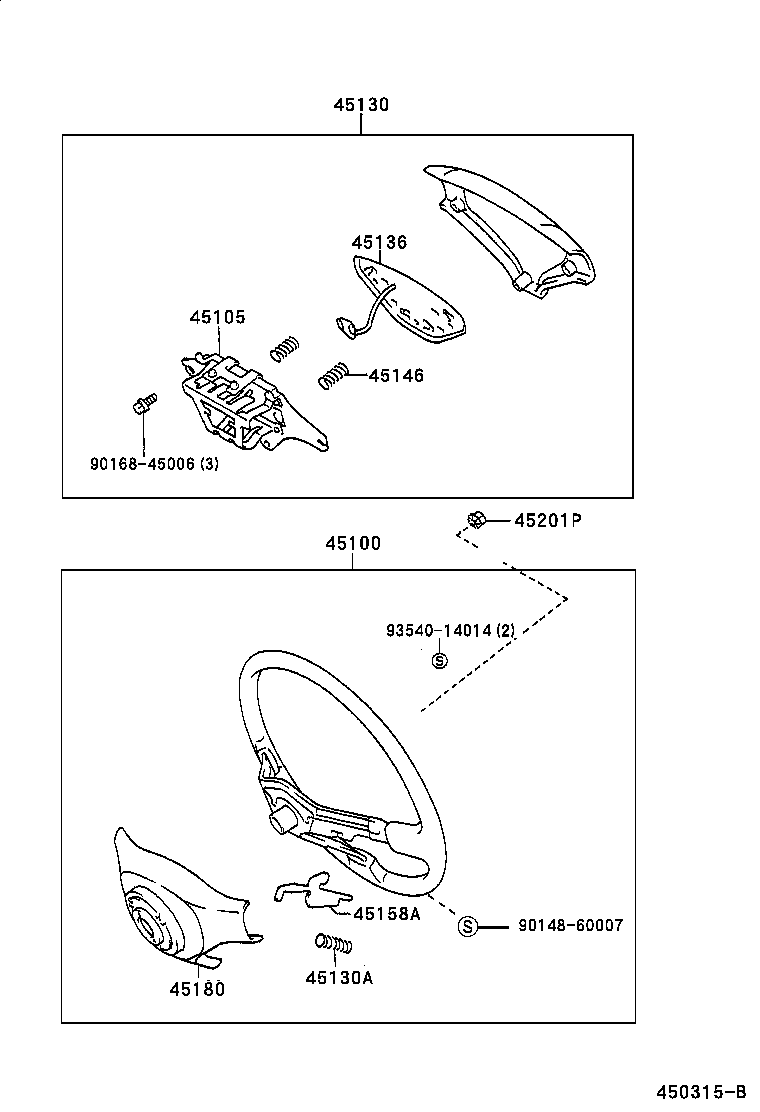 Exploded illustration 450315B