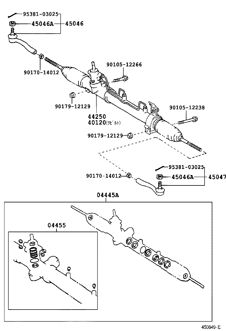 Exploded illustration 450849E