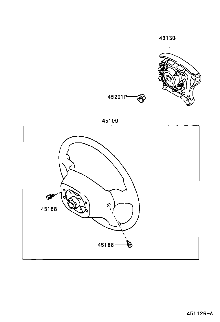 Exploded illustration 451126A
