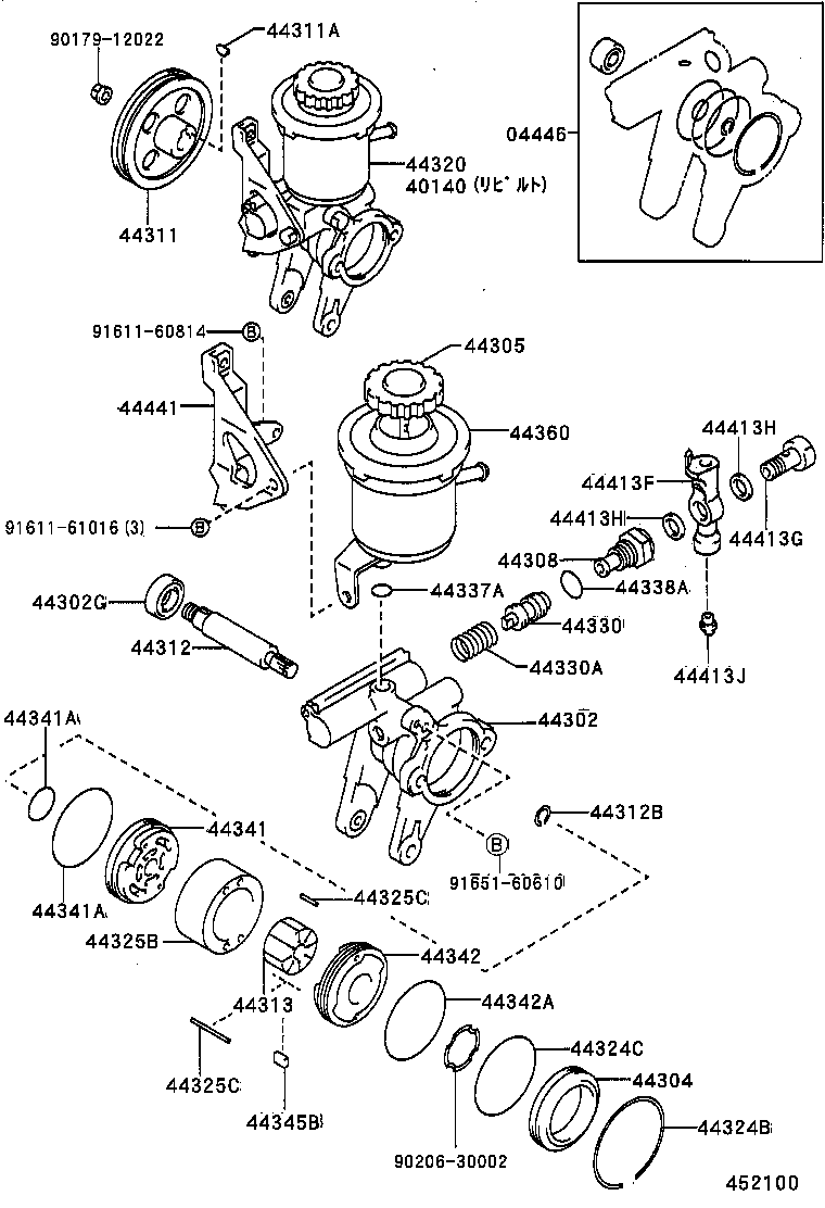 Exploded illustration 452100