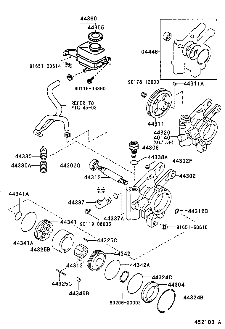 Exploded illustration 452103A