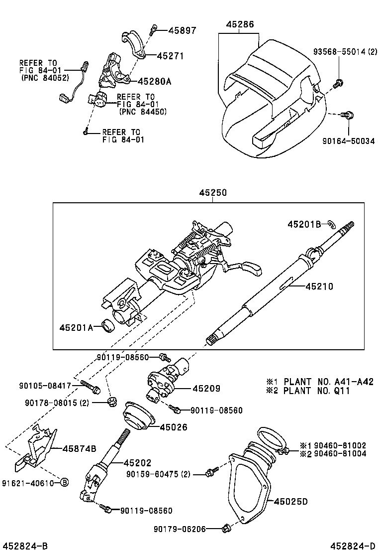 Exploded illustration 452824D