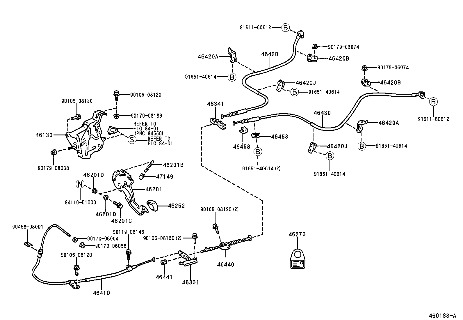 Exploded illustration 460183A