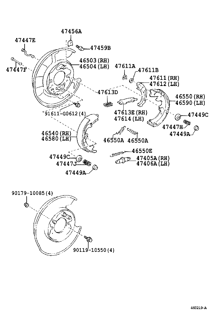 Exploded illustration 460219A