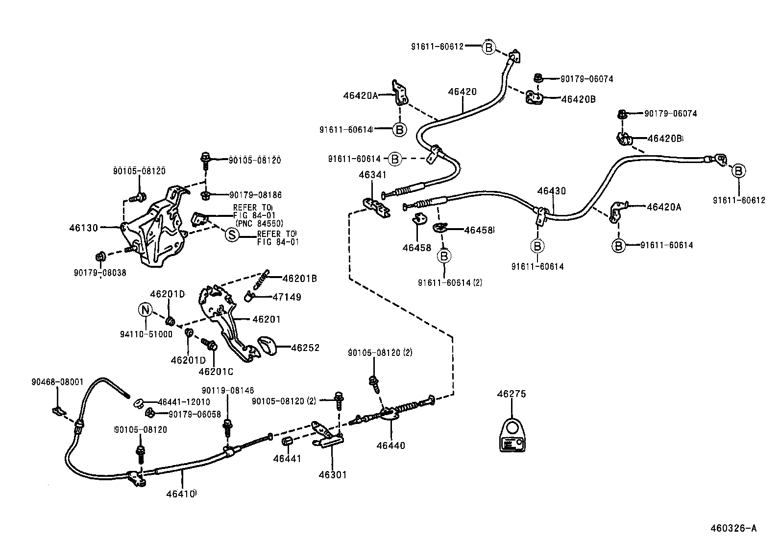 Exploded illustration 460326A