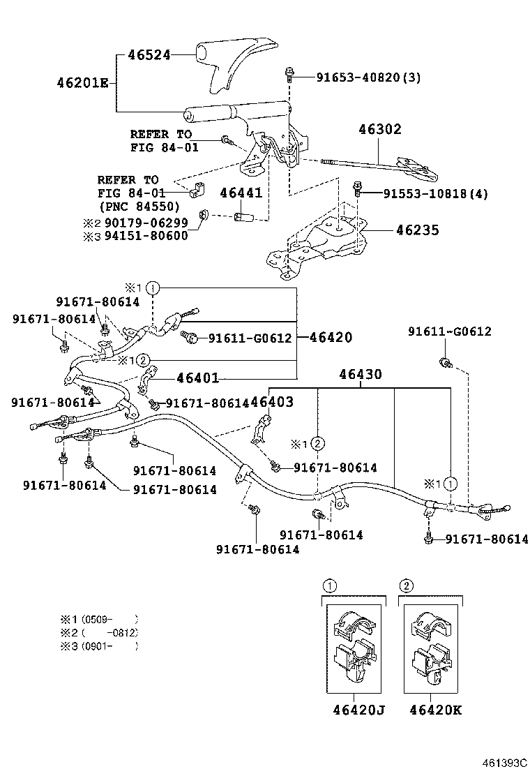 Exploded illustration 461393C