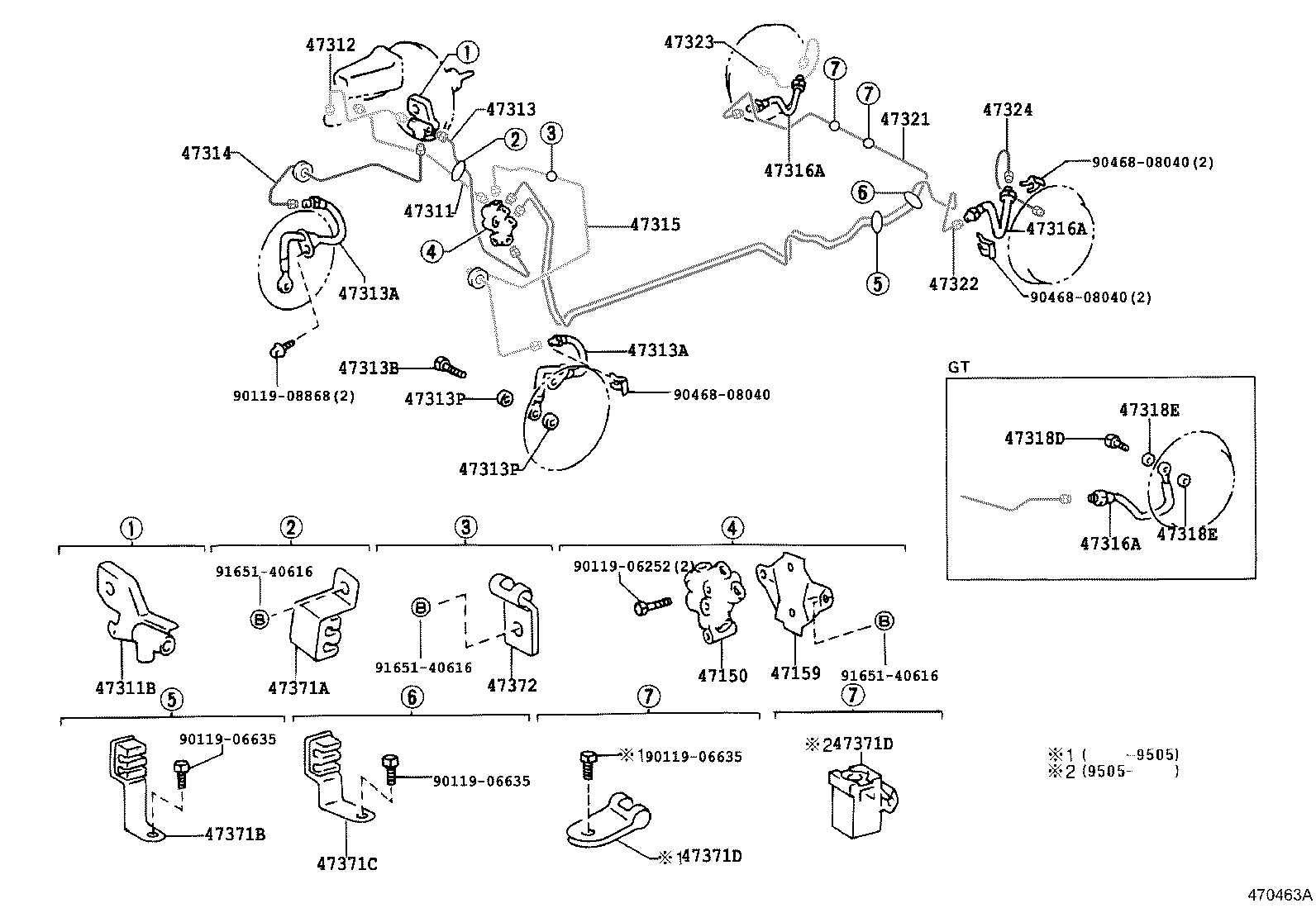Exploded illustration 470463A