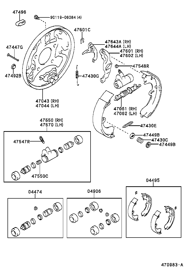 Exploded illustration 470983A