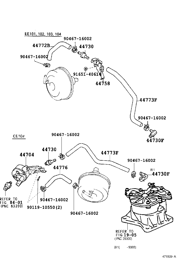 Exploded illustration 471509A