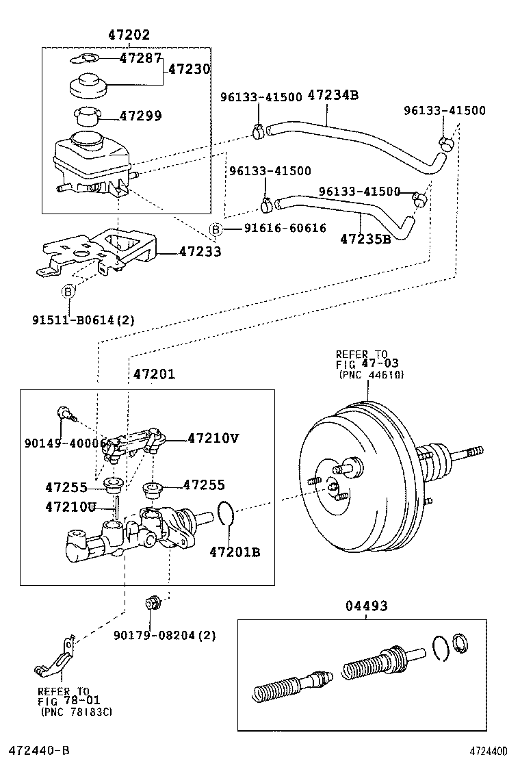 Exploded illustration 472440D