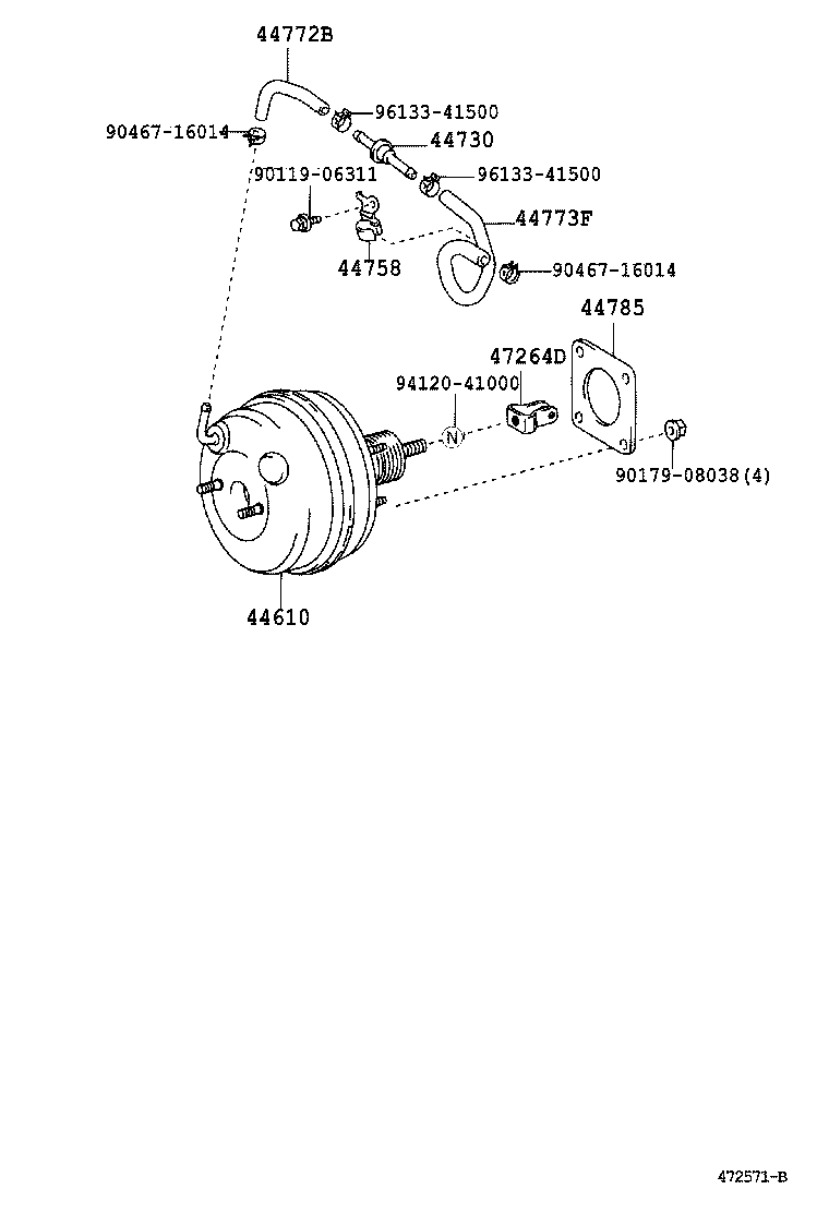 Exploded illustration 472571B