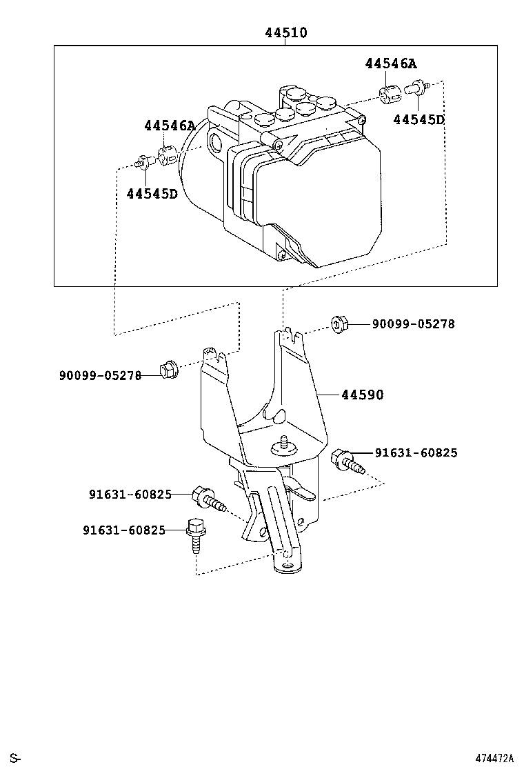 Exploded illustration 474472A
