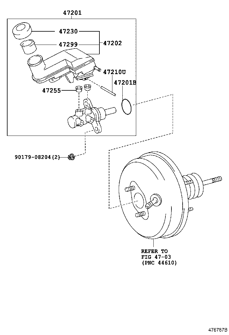 Exploded illustration 476787B
