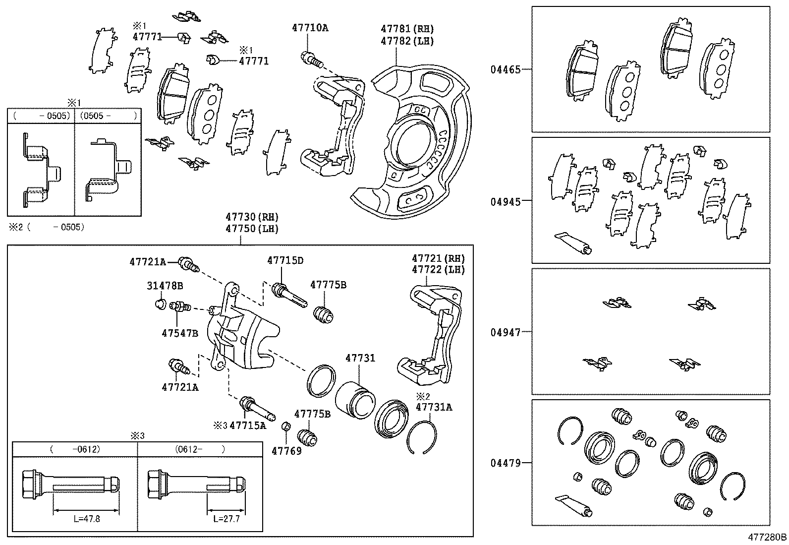 Exploded illustration 477280B