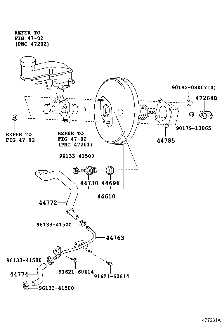 Exploded illustration 477281A