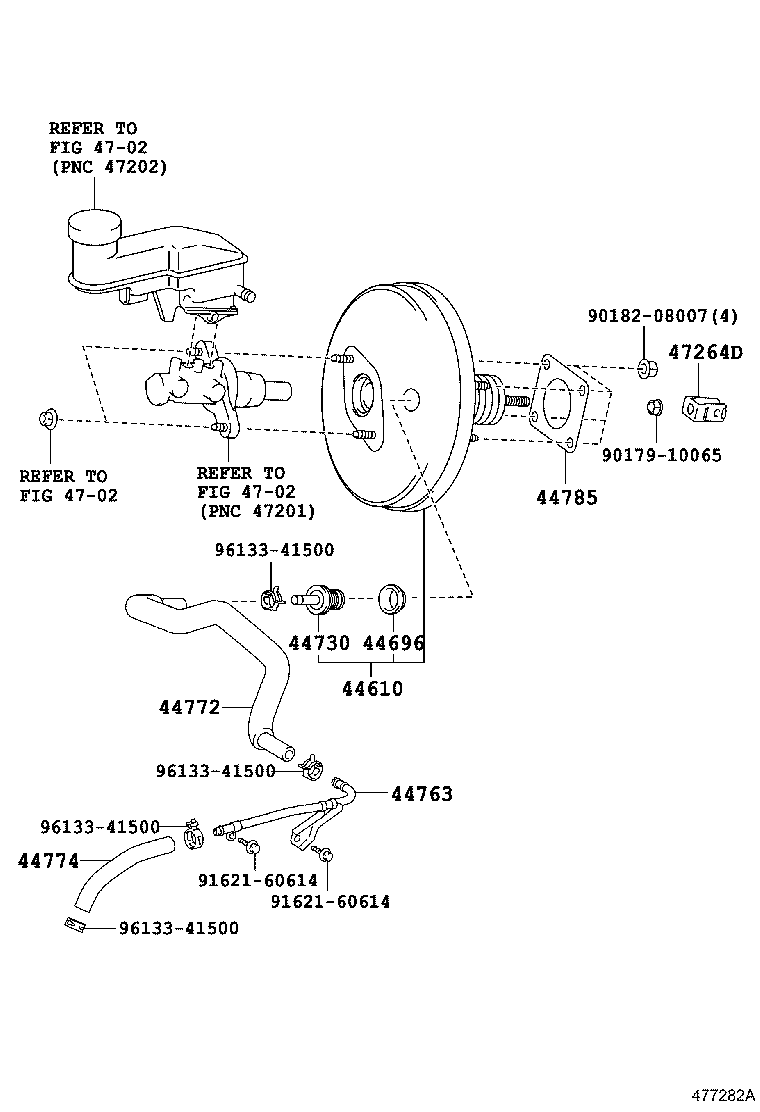 Exploded illustration 477282A