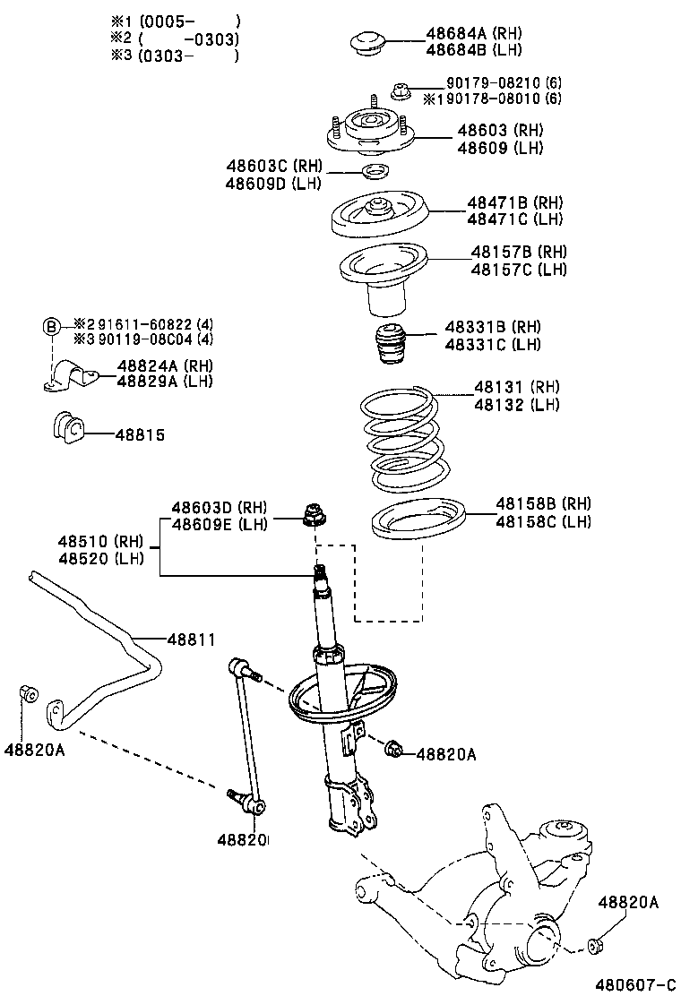 Exploded illustration 480607C