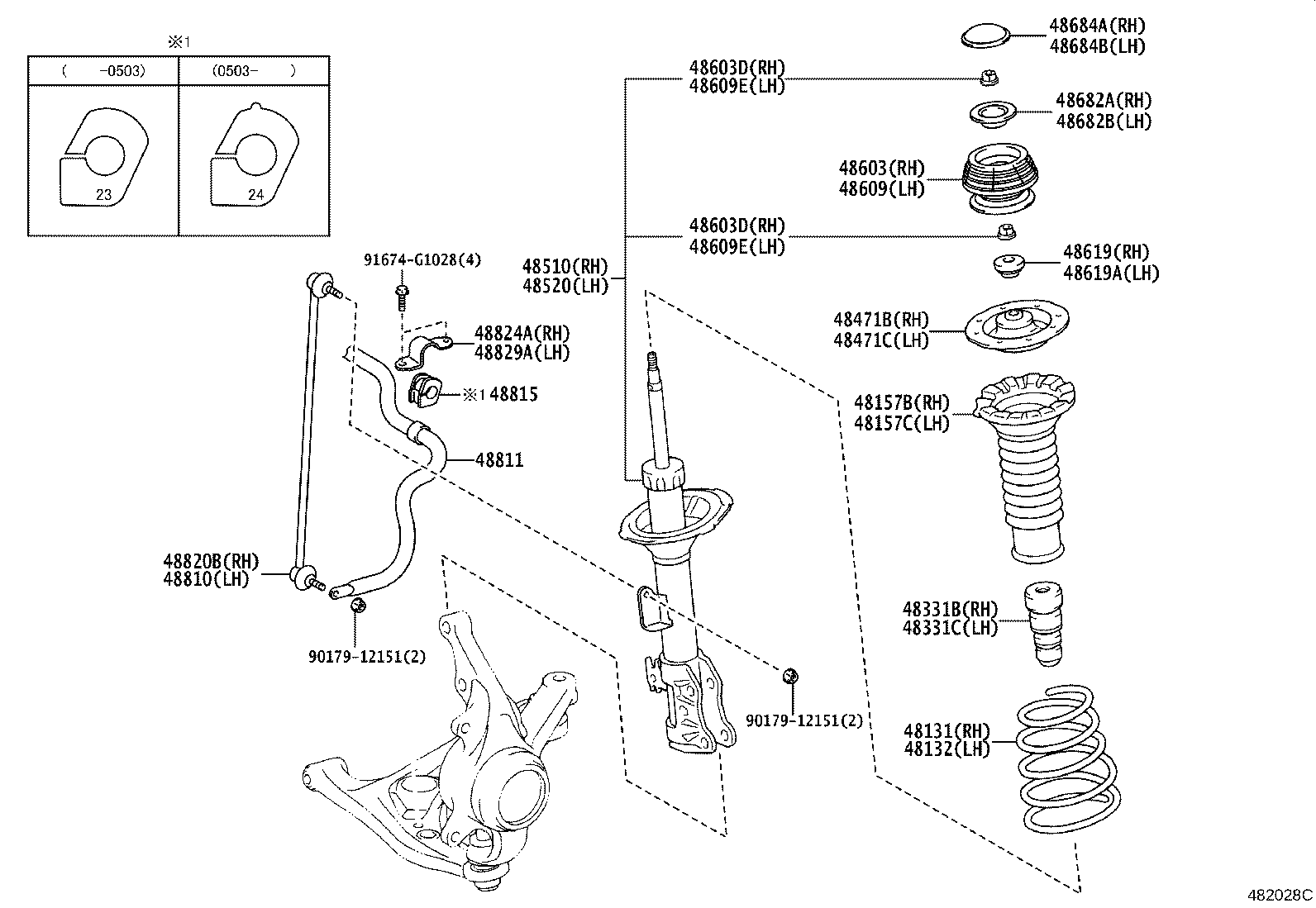 Exploded illustration 482028C