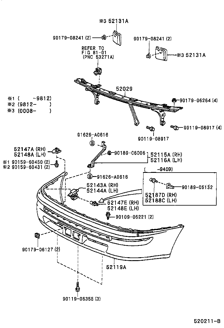 Exploded illustration 520211B